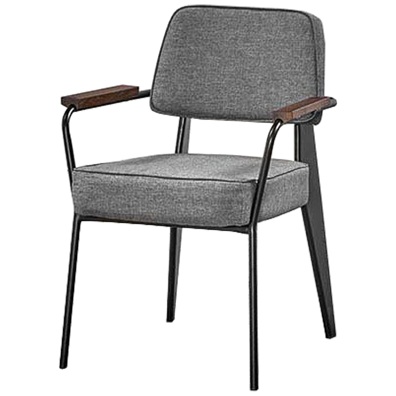 Стул Osgar Stool grey Серый Черный Коричневый Стул Osgar Stool grey Серый Черный Коричневый в Костроме | Loft Concept