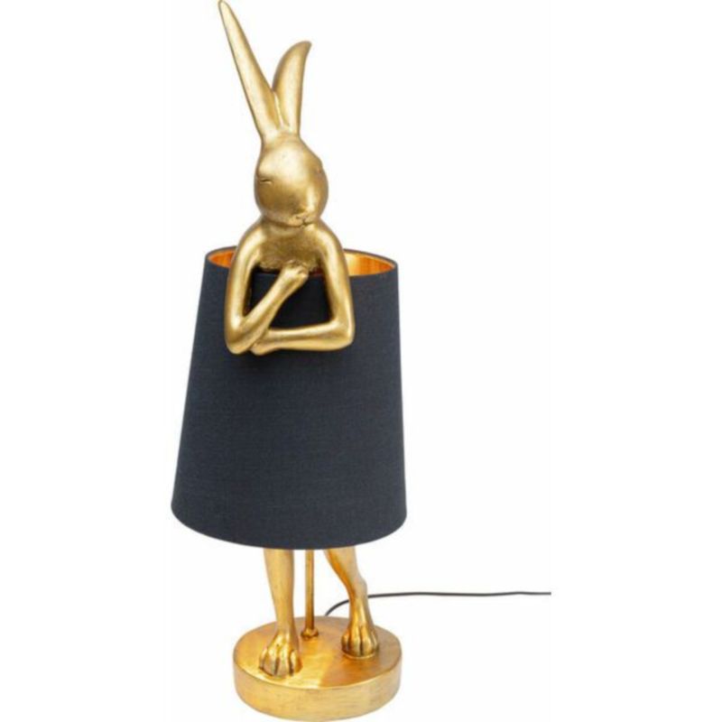 Настольная лампа The Golden Hare Золотой Черный Настольная лампа The Golden Hare Золотой Черный в Костроме | Loft Concept