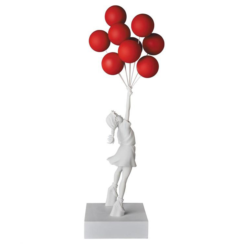 Статуэтка Flying Balloons Girl white and red Белый Красный Статуэтка Flying Balloons Girl white and red Белый Красный в Костроме | Loft Concept