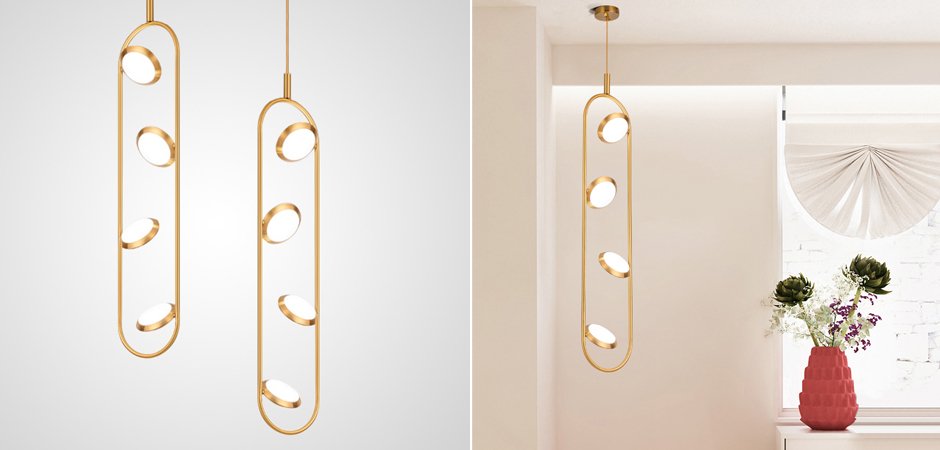 Светильник HOOP LED Four Светильник HOOP LED Four - Loft-Concept в Костроме
