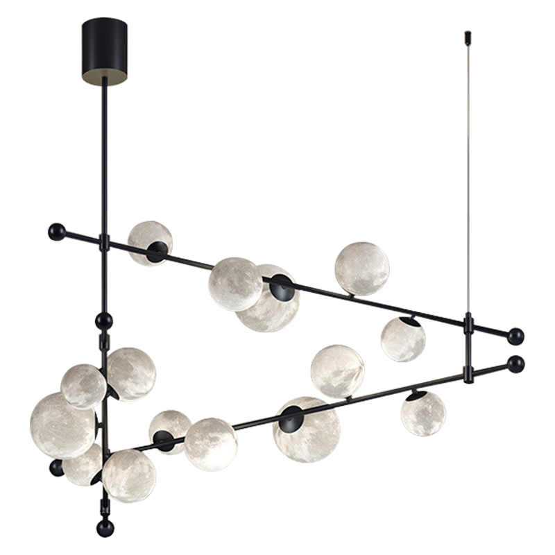 Светильник Tech Lighting Modern Rail Geometric Linear Suspension 15 Black Черный Белый Светильник Tech Lighting Modern Rail Geometric Linear Suspension 15 Black Черный Белый в Костроме | Loft Concept