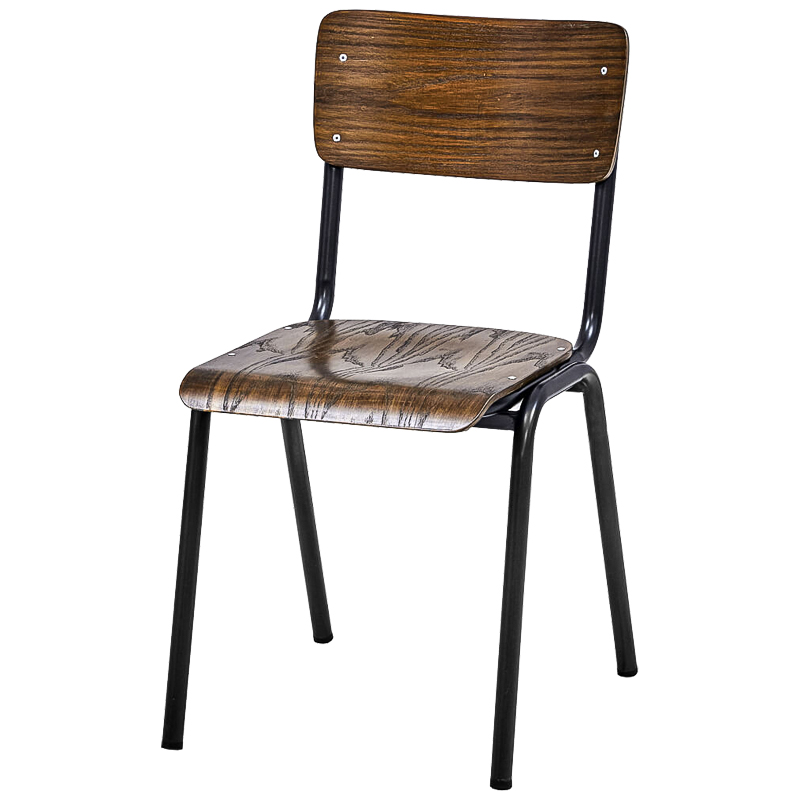 Стул Joshua Loft Stool Коричневый Черный Стул Joshua Loft Stool Коричневый Черный в Костроме | Loft Concept
