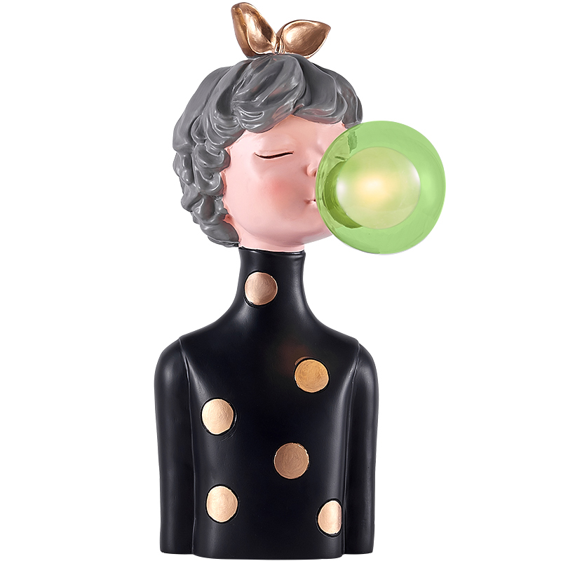 Настольная лампа Bubble Gum Table Lamp green Мульти Настольная лампа Bubble Gum Table Lamp green Мульти в Костроме | Loft Concept