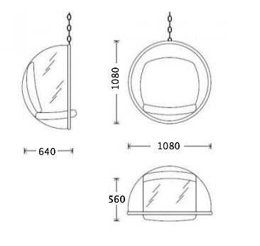 Кресло Bubble Chair Кресло Bubble Chair в Костроме