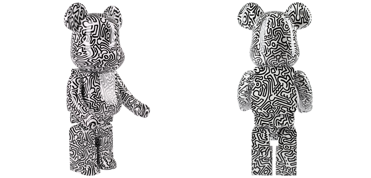 Статуэтка  Bearbrick Keith Haring Ver. 4 - фото