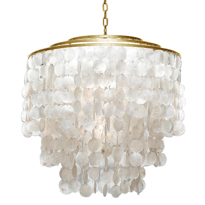Люстра SHELL Chandelier 65 Золото Белый Золотой Люстра SHELL Chandelier 65 Золото Белый Золотой в Костроме | Loft Concept
