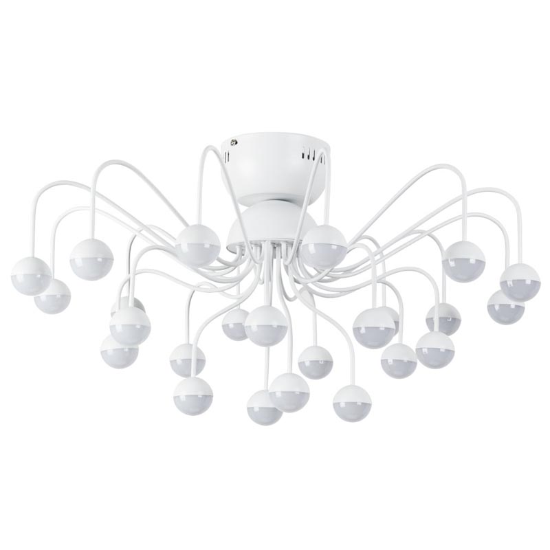 Потолочная люстра Vilelme Chandelier white Белый Потолочная люстра Vilelme Chandelier white Белый в Костроме | Loft Concept