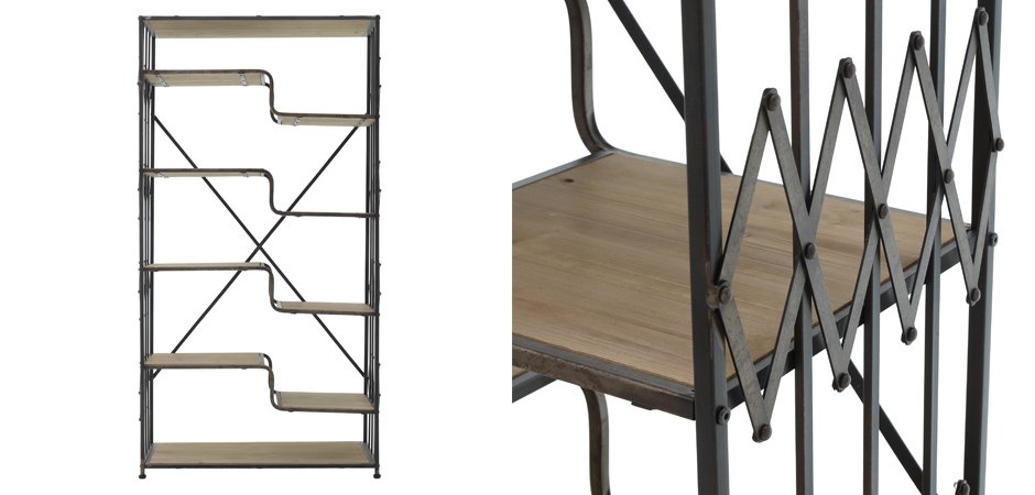 Стеллаж Metal Geometry Parallel Lines Стеллаж Metal Geometry Parallel Lines - Loft-Concept в Костроме