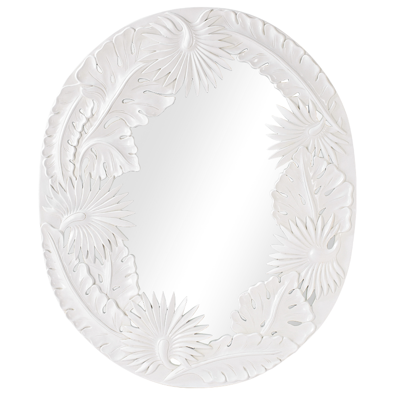 Зеркало Mirror White Jungle Белый Зеркало Mirror White Jungle Белый в Костроме | Loft Concept