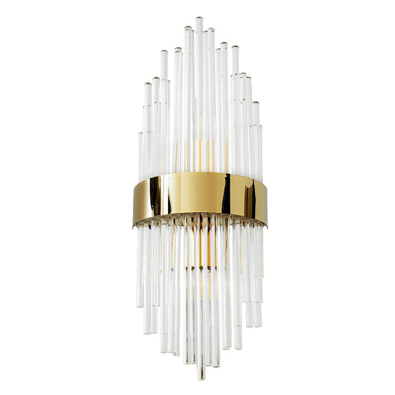 Хрустальное бра Flutes Gold Золотой Хрустальное бра Flutes Gold Золотой в Костроме | Loft Concept