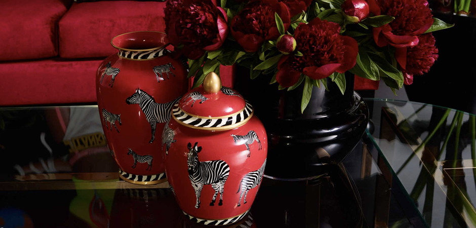 Ваза с крышкой VASE ZEBER URN Ваза с крышкой VASE ZEBER URN - Loft-Concept в Костроме