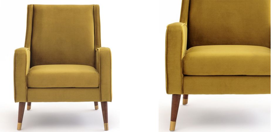 Кресло Classic Furniture горчичный Кресло Classic Furniture горчичный - Loft-Concept в Костроме