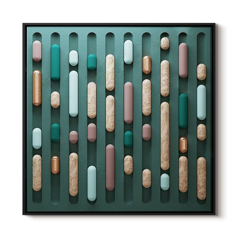 Арт-объект на стену деревянный Pill Мульти Арт-объект на стену деревянный Pill Мульти в Костроме | Loft Concept