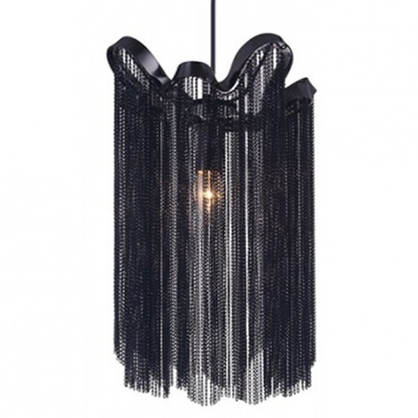 Подвесной светильник Atlantis Chain Black Черный Подвесной светильник Atlantis Chain Black Черный в Костроме | Loft Concept