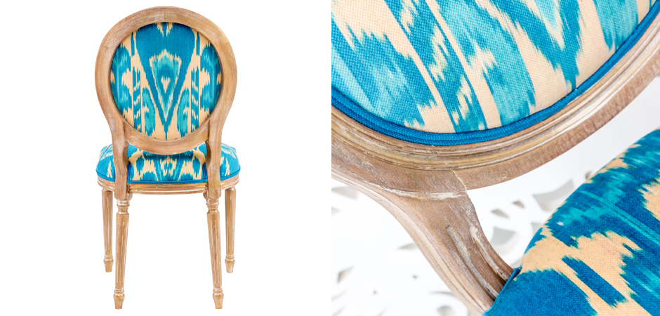Стул Ikat Pattern Голубой Стул Ikat Pattern Голубой - Loft-Concept в Костроме