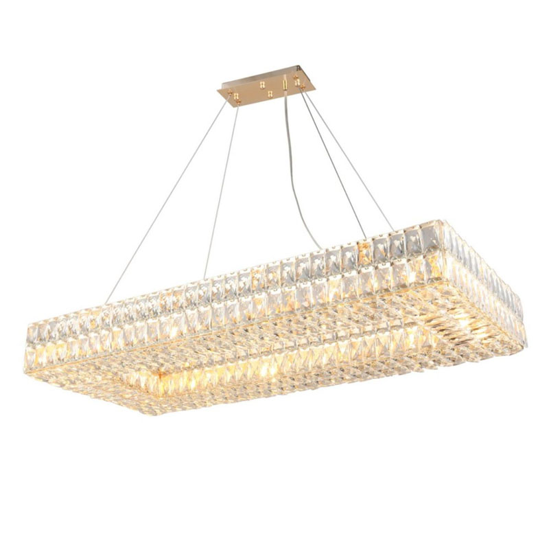 Люстра Crystal Regena Gold Rectangle Chandelier 100 Прозрачный Золотой Люстра Crystal Regena Gold Rectangle Chandelier 100 Прозрачный Золотой в Костроме | Loft Concept
