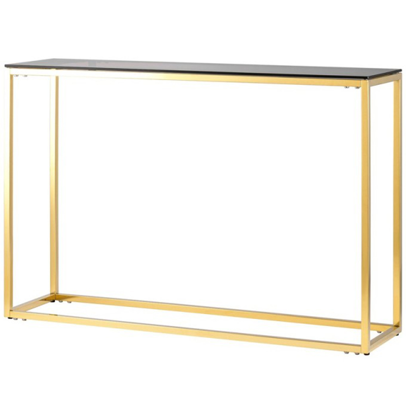 Консоль Cassiani Collection Gold Золотой Стекло Смок Консоль Cassiani Collection Gold Золотой Стекло Смок в Костроме | Loft Concept