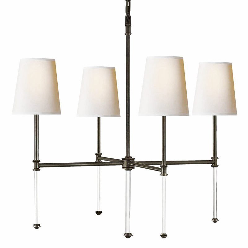 Люстра Nicoleta Black Chandelier Черный Белый Люстра Nicoleta Black Chandelier Черный Белый в Костроме | Loft Concept
