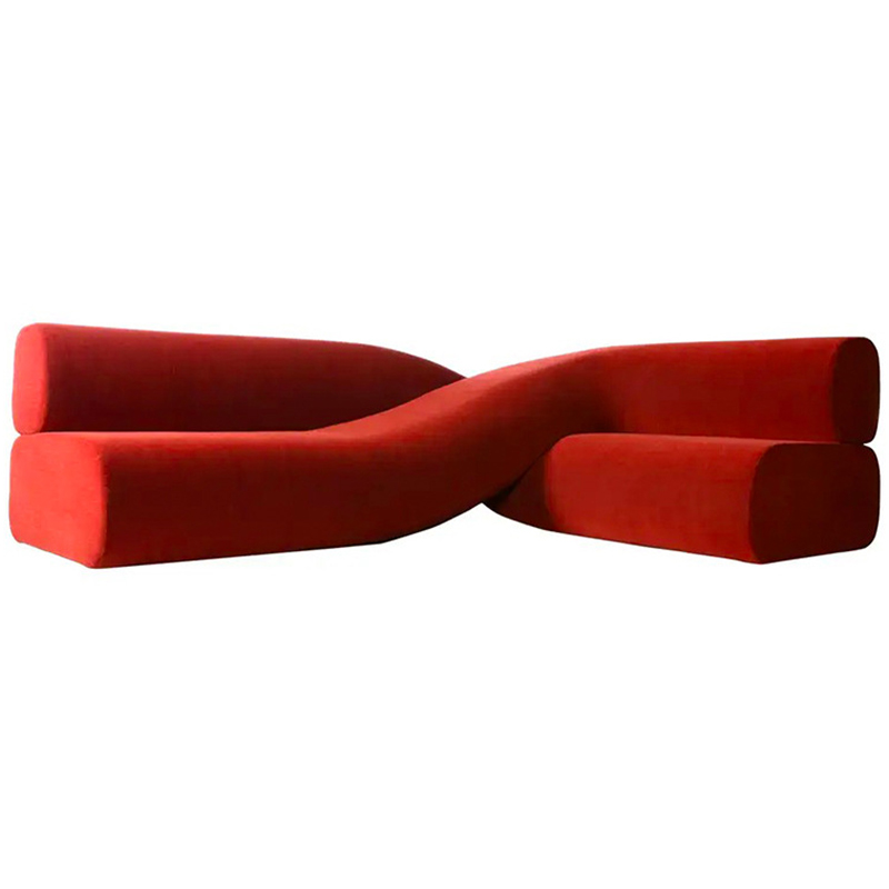 Дизайнерский Диван Landscape Sofa Красный Дизайнерский Диван Landscape Sofa Красный в Костроме | Loft Concept