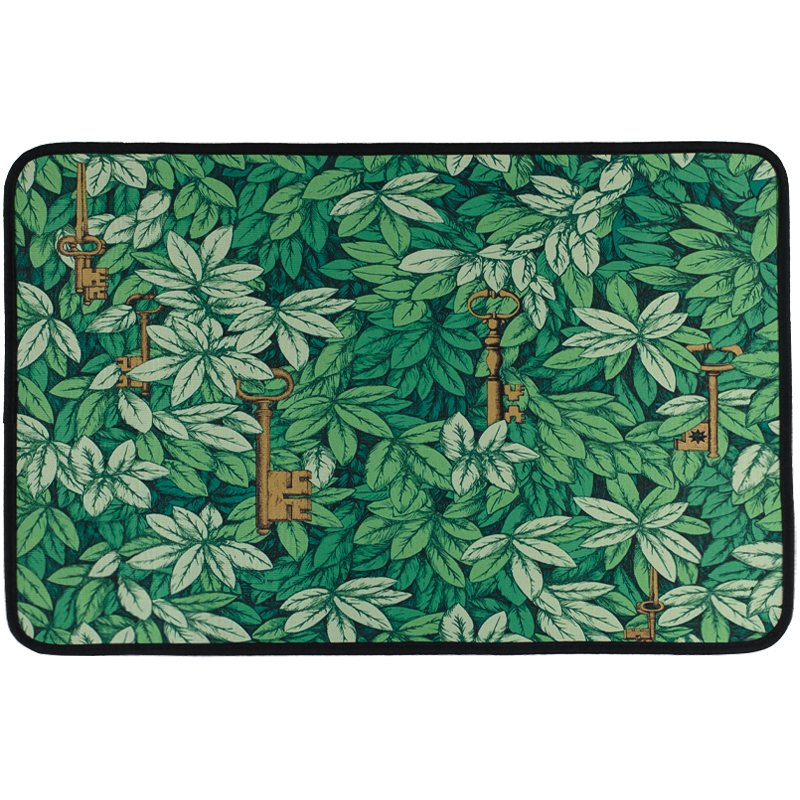 Ковер Keys Fornasetti Rug Зеленый Ковер Keys Fornasetti Rug Зеленый в Костроме | Loft Concept