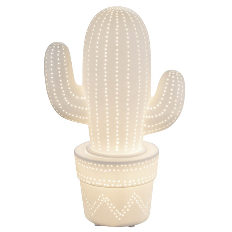 Tropical Shapes Table Lamp Лампа Большой Кактус Белое матовое стекло Tropical Shapes Table Lamp Лампа Большой Кактус Белое матовое стекло в Костроме | Loft Concept