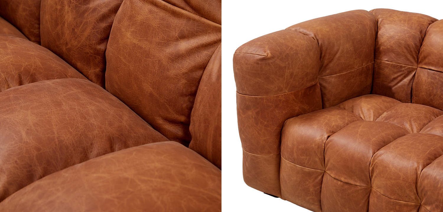 Диван Parks Leather Sofa - фото