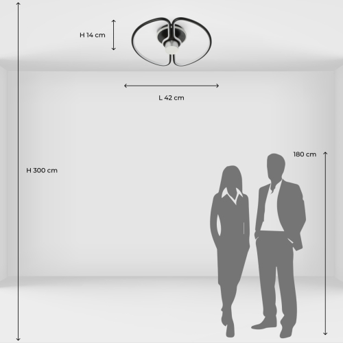 Потолочный светильник черного цвета круглой формы Luke Lampco Tracer Lamp в Костроме