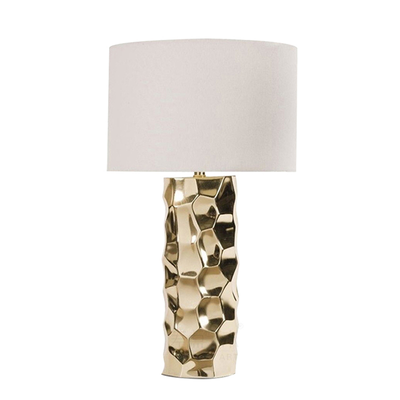 Настольная лампа Abernathy Table lamp Глянцевое золото Белый Настольная лампа Abernathy Table lamp Глянцевое золото Белый в Костроме | Loft Concept