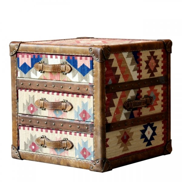 Сундук Kilim Cube Chest Мульти Сундук Kilim Cube Chest Мульти в Костроме | Loft Concept