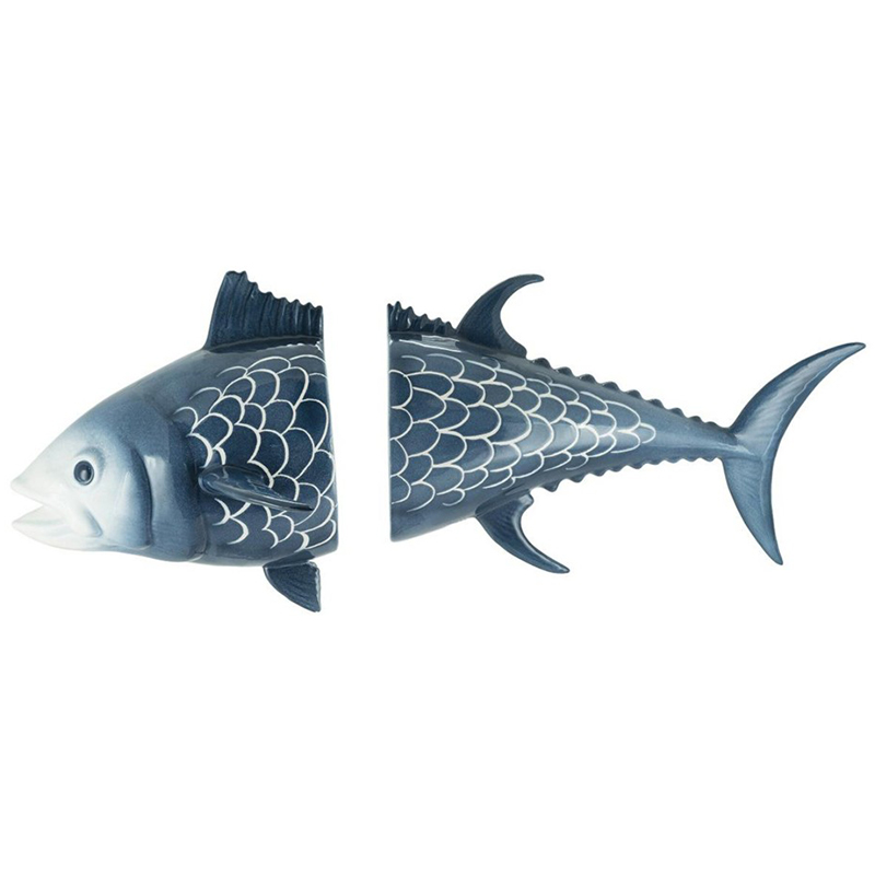 Аксессуар на стену Tuna Bisc. Blue White Синий Белый Аксессуар на стену Tuna Bisc. Blue White Синий Белый в Костроме | Loft Concept