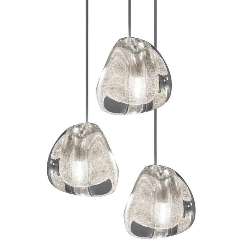 Подвесной светильник Mizu 1 Suspension Lamp Silver Серебряный Хром Подвесной светильник Mizu 1 Suspension Lamp Silver Серебряный Хром в Костроме | Loft Concept