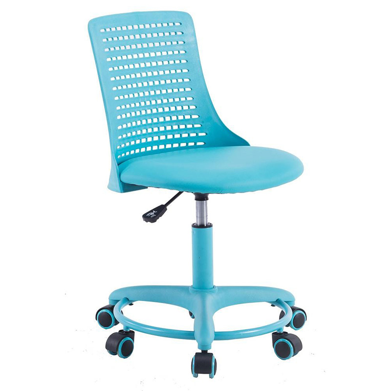 Кресло Bright Kiddie Office Chair blue Бирюзовый Кресло Bright Kiddie Office Chair blue Бирюзовый в Костроме | Loft Concept