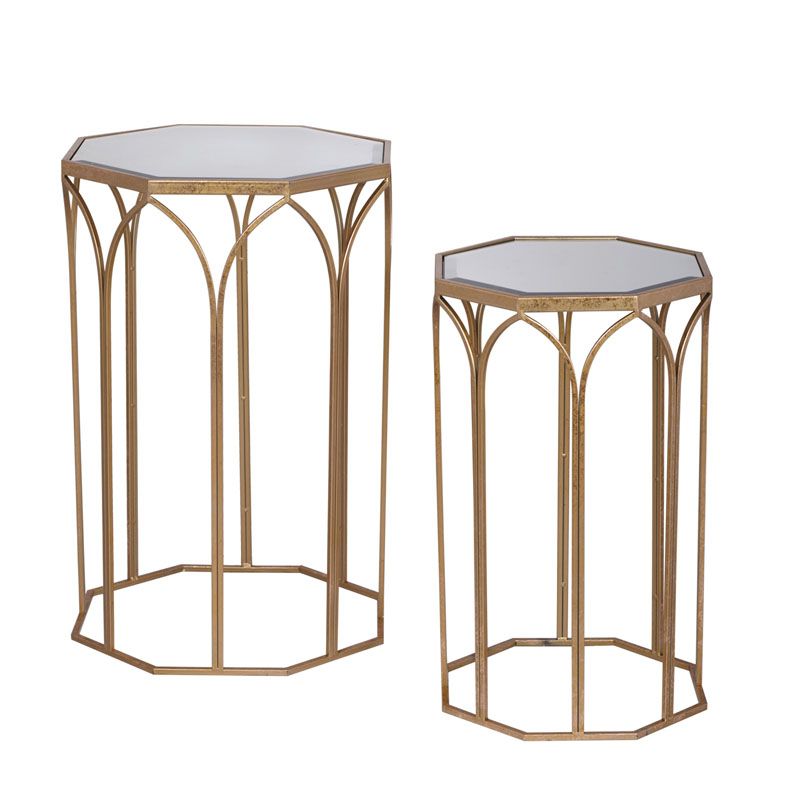 Комплект приставных столов Mirror Surface Table Бронза Комплект приставных столов Mirror Surface Table Бронза в Костроме | Loft Concept