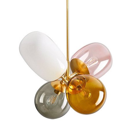 Люстра Candies Modern Balloon Glass Chandelier Золотой Мульти Люстра Candies Modern Balloon Glass Chandelier Золотой Мульти в Костроме | Loft Concept