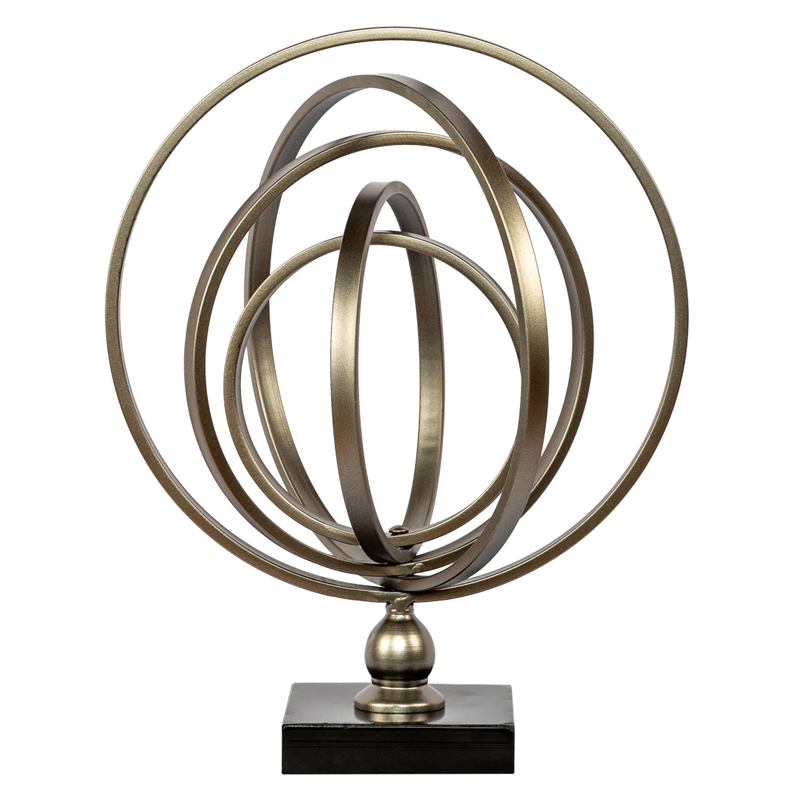 Статуэтка Sphere Sundial galaxy Черный Серебряный Статуэтка Sphere Sundial galaxy Черный Серебряный в Костроме | Loft Concept