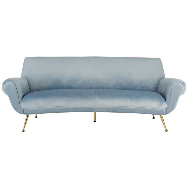 Диван Gigi Radice Lounge Sofa light blue Серо-голубой Диван Gigi Radice Lounge Sofa light blue Серо-голубой в Костроме | Loft Concept