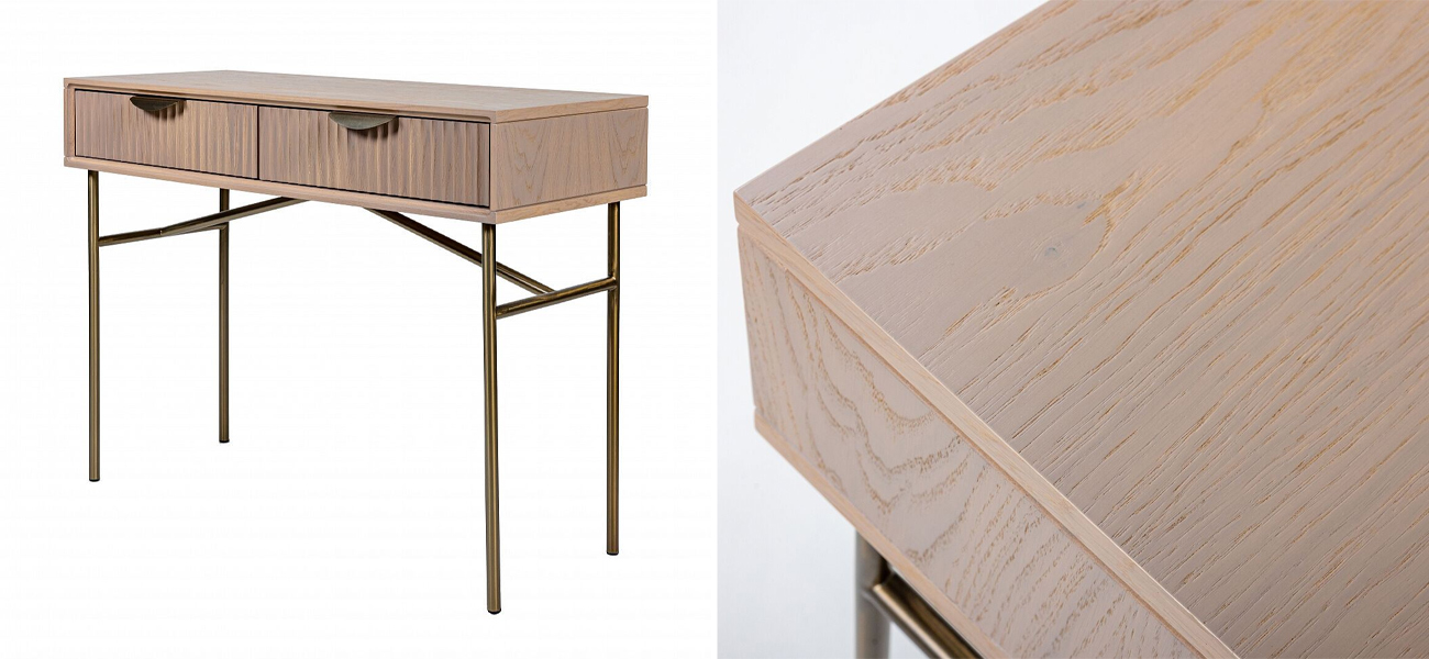 Консоль Antique Order Бежевый Шпон Дуба - фото