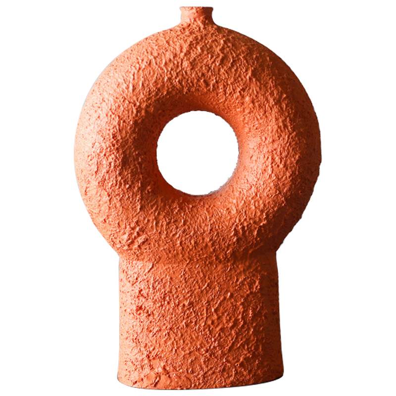 Ваза One Leg Ceramic Vase by Faina Оранжевый Ваза One Leg Ceramic Vase by Faina Оранжевый в Костроме | Loft Concept