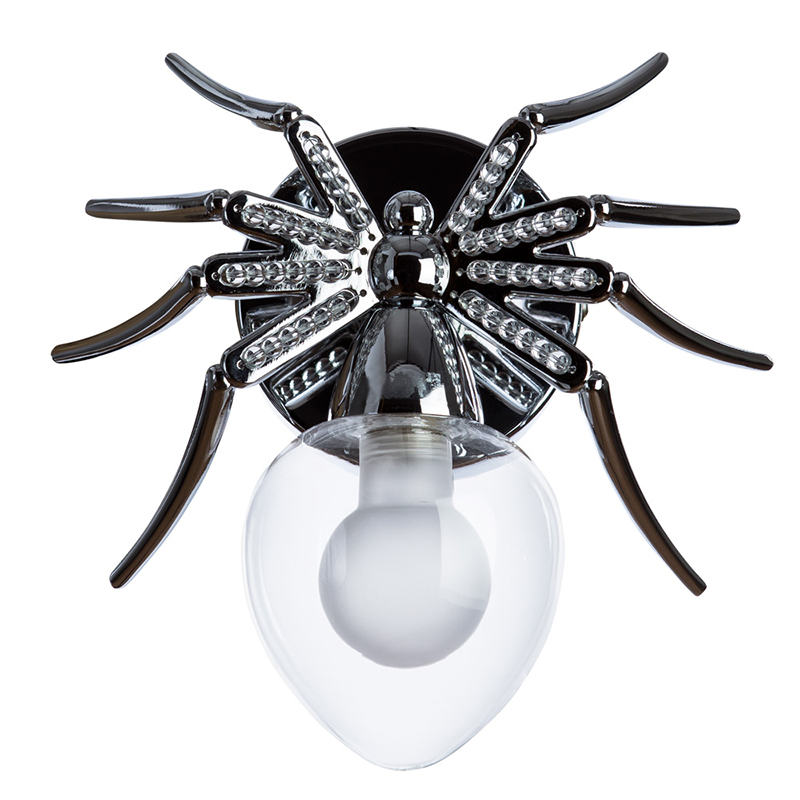 Бра Паук Spiders lamp Темный хром Бра Паук Spiders lamp Темный хром в Костроме | Loft Concept