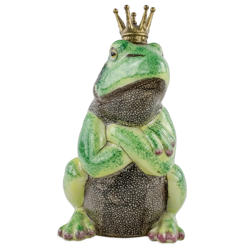 Статуэтка Important Frog Зеленый Золотой Статуэтка Important Frog Зеленый Золотой в Костроме | Loft Concept