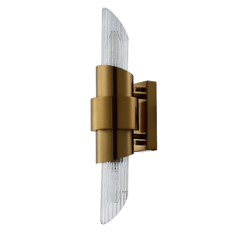 Бра с прозрачным плафоном цилиндрической формы Luxxu Modern Design Бронза Хром Прозрачное Стекло Бра с прозрачным плафоном цилиндрической формы Luxxu Modern Design Бронза Хром Прозрачное Стекло в Костроме | Loft Concept