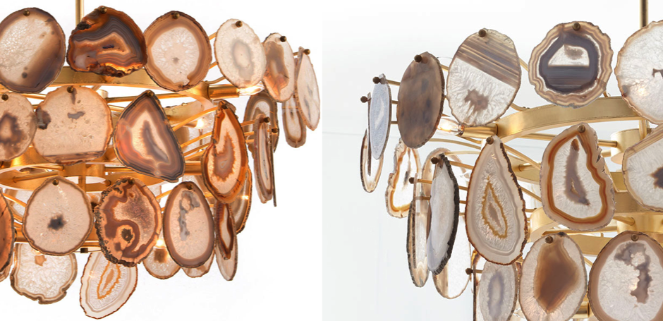 Люстра Agate Burst Chandelier 3 Round Люстра Agate Burst Chandelier 3 Round - Loft-Concept в Костроме