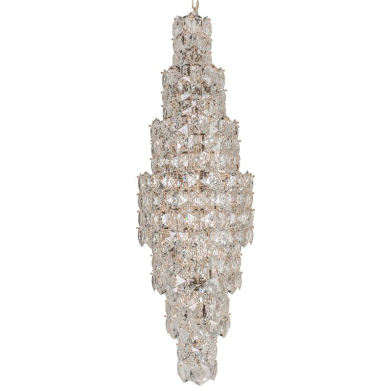 Люстра Tiers Crystal Light Chandelier 170 Прозрачное Стекло Золотой Люстра Tiers Crystal Light Chandelier 170 Прозрачное Стекло Золотой в Костроме | Loft Concept