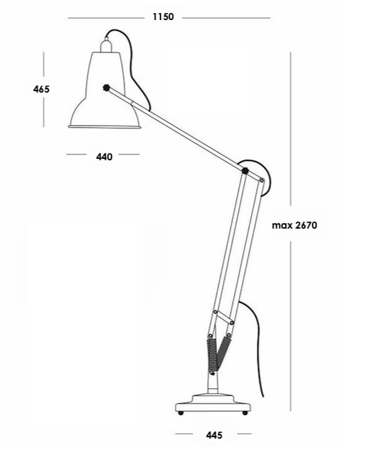Напольная лампа Anglepoise Giant 1227 Floor Lamp Напольная лампа Anglepoise Giant 1227 Floor Lamp в Костроме