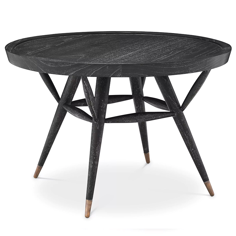 Приставной стол Eichholtz Side Table Phoenix Черный Латунь Приставной стол Eichholtz Side Table Phoenix Черный Латунь в Костроме | Loft Concept