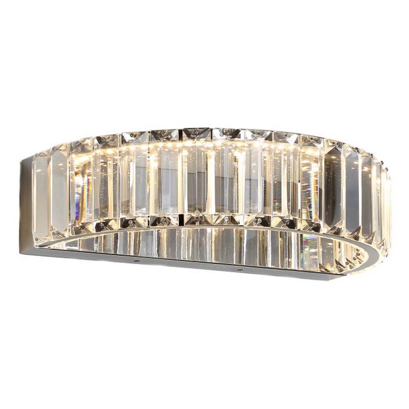 Бра Crystal Shine Linda Chrome Wall Lamp A Хром Прозрачный (Transparent) Бра Crystal Shine Linda Chrome Wall Lamp A Хром Прозрачный (Transparent) в Костроме | Loft Concept