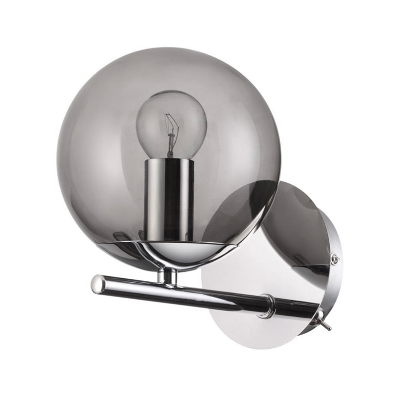 Бра Bolle Hanging Lamp Gray Хром Серый в Костроме | Loft Concept 