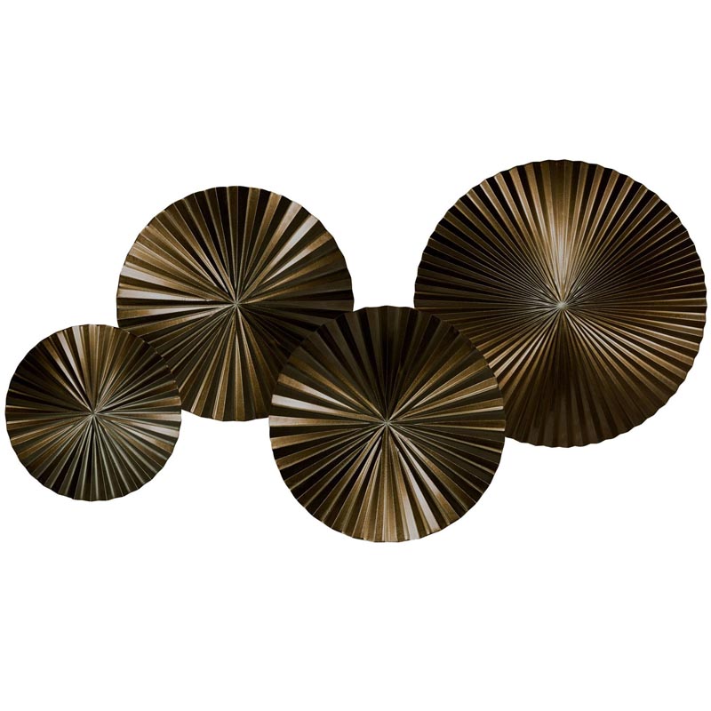 Арт-объект Apollo Brown Wall Plaque Disc 4 Коричневый Арт-объект Apollo Brown Wall Plaque Disc 4 Коричневый в Костроме | Loft Concept