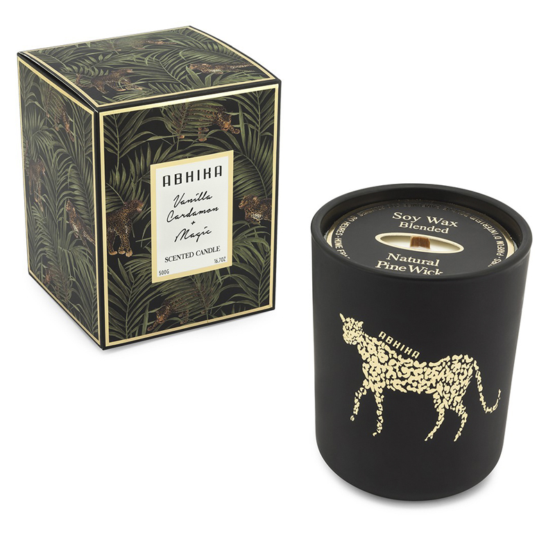 Свеча ароматизированная в стакане CANDLE ABHIKA WALKING SX Черный Свеча ароматизированная в стакане CANDLE ABHIKA WALKING SX Черный в Костроме | Loft Concept