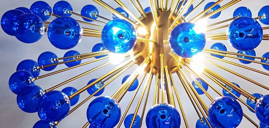 Люстра BLUE MURANO SPUTNIK DV5513 Люстра BLUE MURANO SPUTNIK DV5513 - Loft-Concept в Костроме